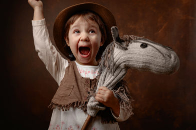 Little Cowboy Cute little girl